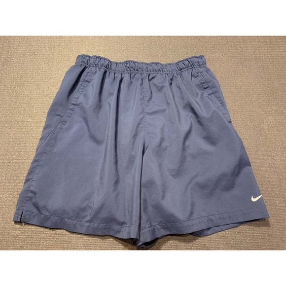 Nike Shorts Mens XL Navy Running Distance Dri Fit Brief Lined 385094 - Picture 1 of 7